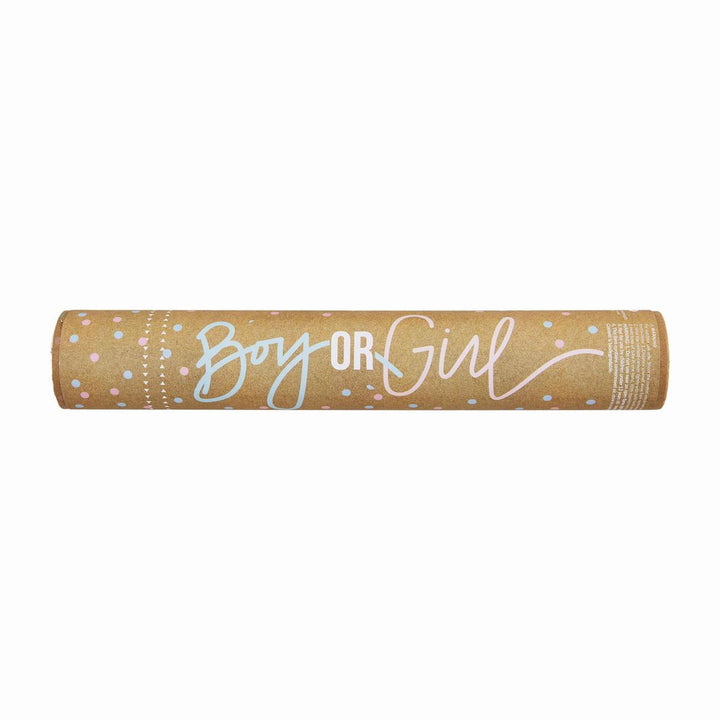 BLUE GENDER REVEAL POPPER Mud Pie Gender Reveal Bonjour Fete - Party Supplies