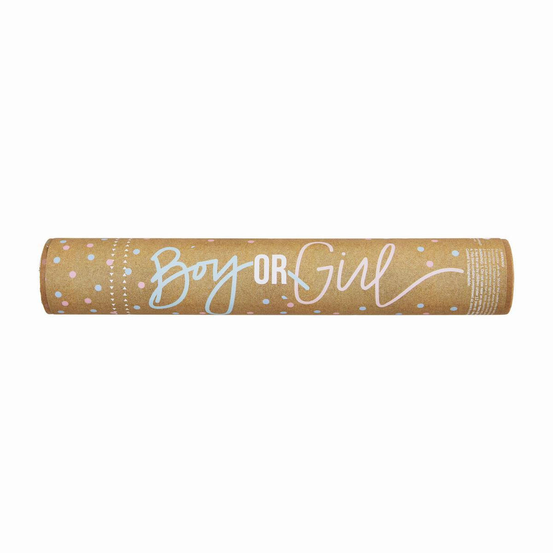 PINK GENDER REVEAL POPPER Mud Pie Gender Reveal Bonjour Fete - Party Supplies