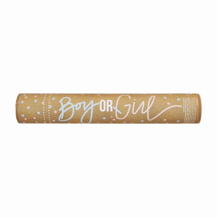 PINK GENDER REVEAL POPPER Mud Pie Gender Reveal Bonjour Fete - Party Supplies