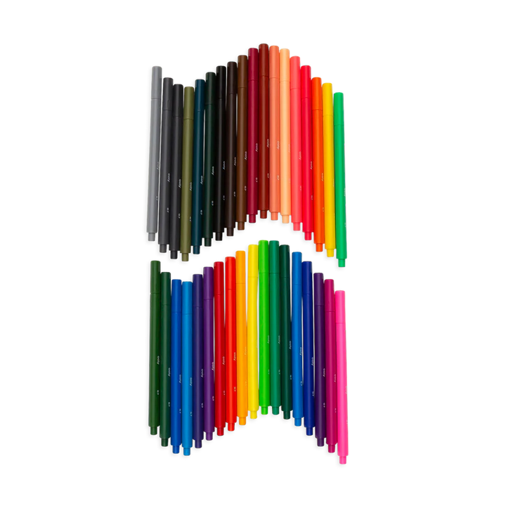 SERIOUSLY FINE FELT TIP MARKERS BY OOLY Ooly Markers Bonjour Fete - Party Supplies