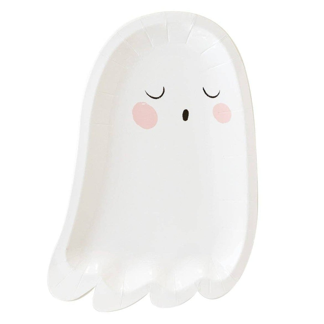 GHOST SHAPED PLATE - Pastel Halloween Party Supplies