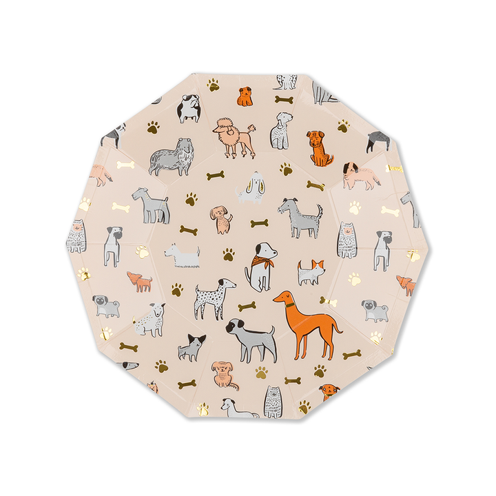BOW WOW SMALL PLATES Jollity & Co. + Daydream Society Bonjour Fete - Party Supplies