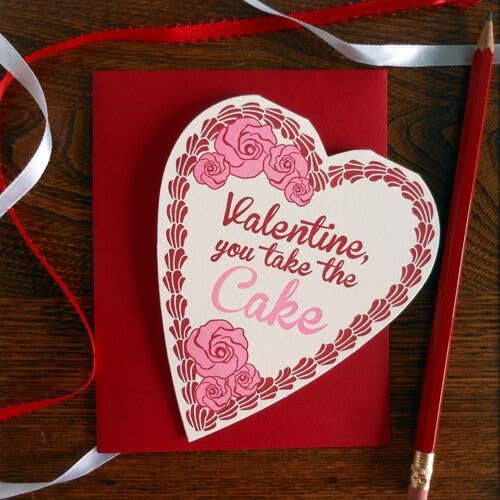 Valentine Heart Shaped Cake a. favorite design 0 Faire Bonjour Fete - Party Supplies