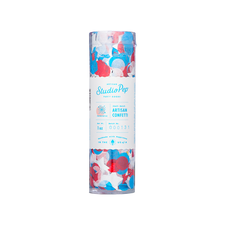 PATRIOTIC ARTISAN CONFETTI Studio Pep Confetti Bonjour Fete - Party Supplies