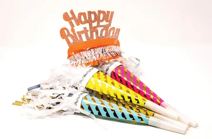 PARTY HORNS AND TIARAS SET Party Partners Party Hats Bonjour Fete - Party Supplies