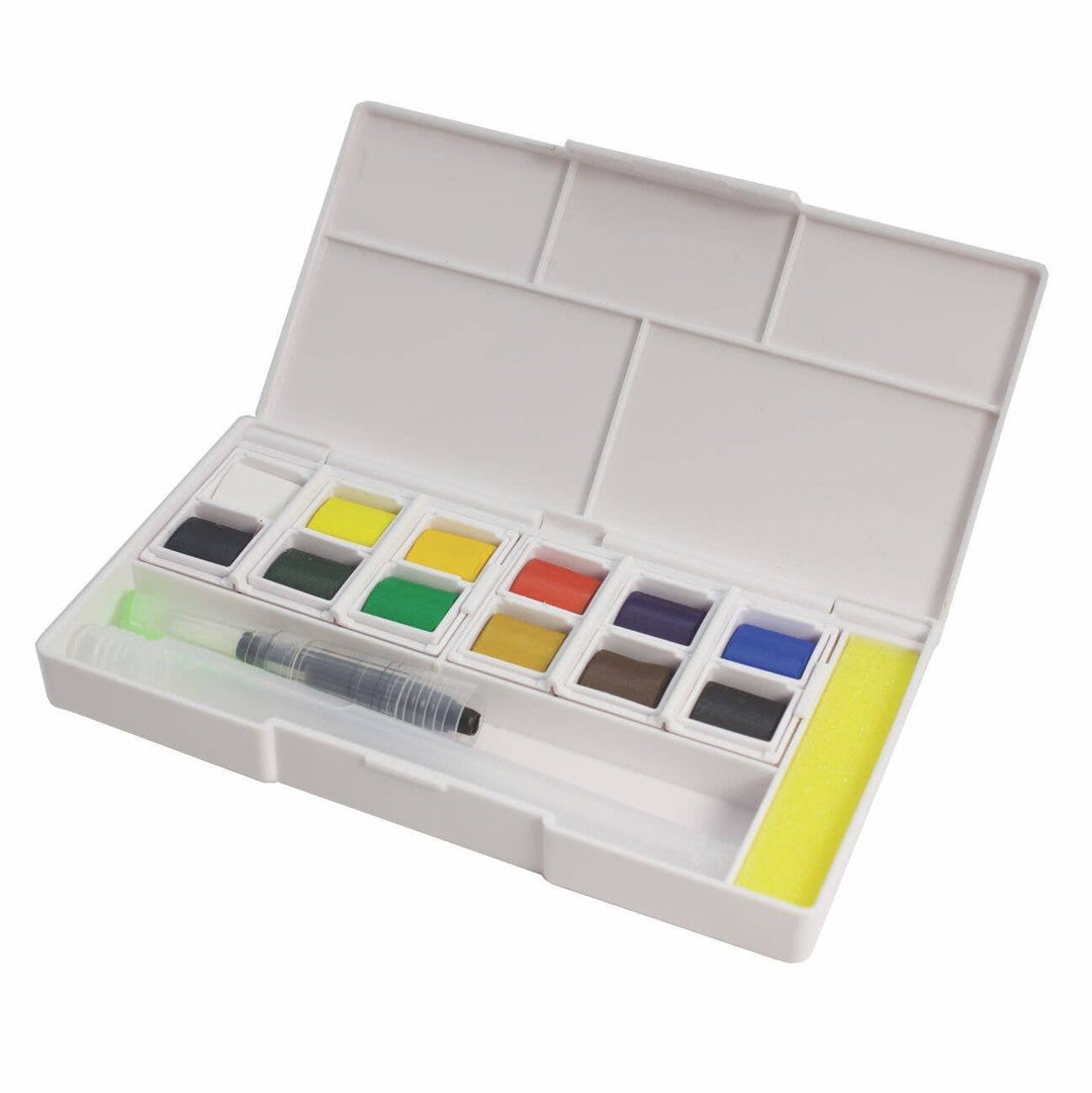 Mini Travel Watercolor Set Streamline 0 Faire default Bonjour Fete - Party Supplies