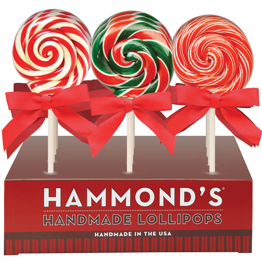 Lollipops Christmas Asst Display 1oz Hammond's Candies Christmas Candy Bonjour Fete - Party Supplies