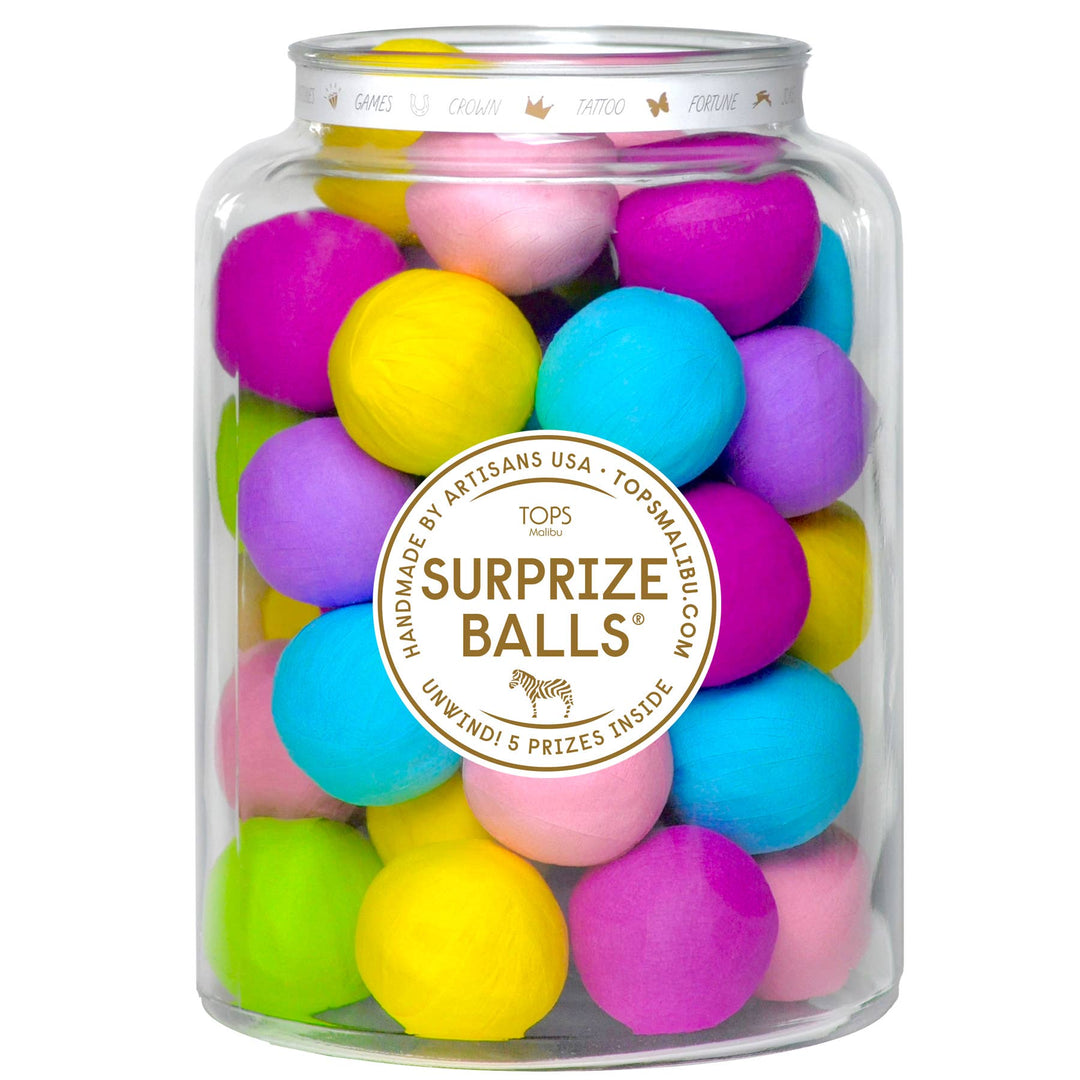 Refill Mini Surprize Ball Tropical TOPS Malibu Bonjour Fete - Party Supplies