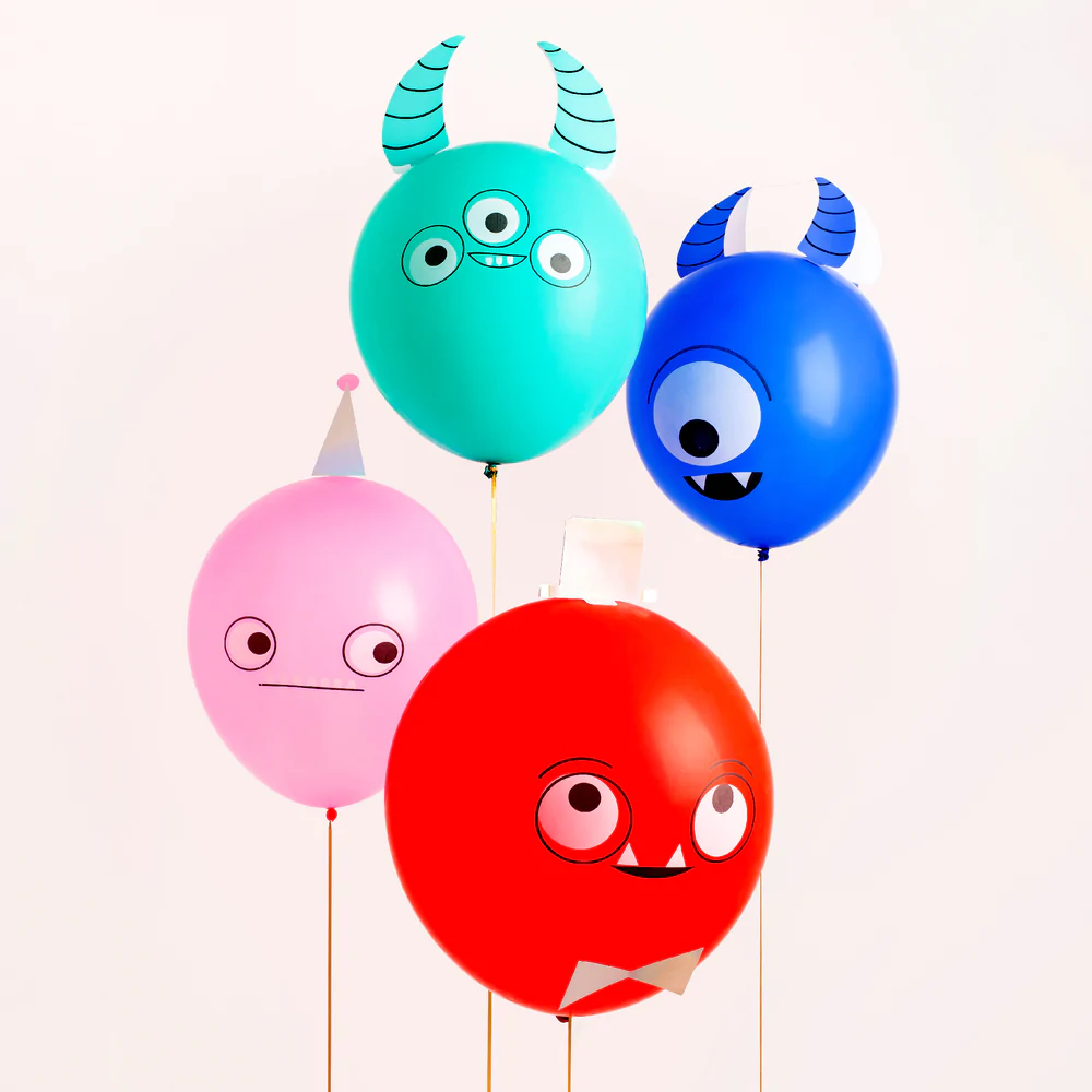 LITTLE MONSTERS DIY BALLOON DECORATING SET Jollity & Co. + Daydream Society Balloons Bonjour Fete - Party Supplies