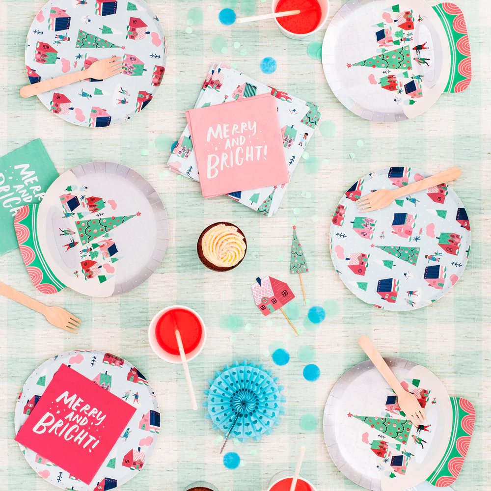 SNOW DAY LARGE NAPKINS Jollity & Co. + Daydream Society Napkins Bonjour Fete - Party Supplies