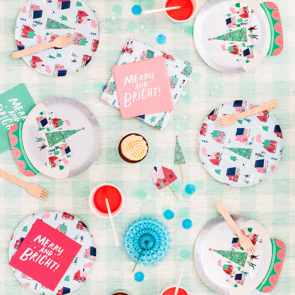 SNOW DAY PETITE NAPKINS Jollity & Co. + Daydream Society Napkins Bonjour Fete - Party Supplies