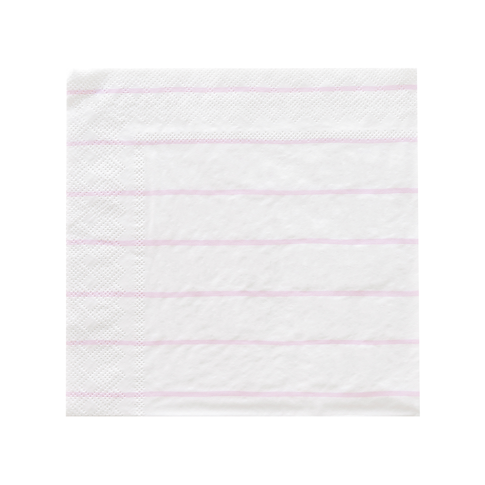 Frenchie Striped Lilac Napkins - 2 Size Options - 16 Pk. Jollity & Co. + Daydream Society Bonjour Fete - Party Supplies