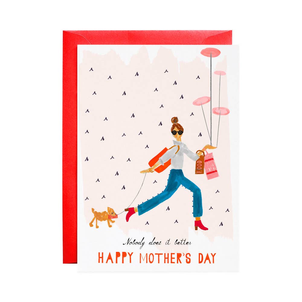 All This and Dinner by Six - Greeting Card Mr. Boddington's Studio Bonjour Fete - Party Supplies
