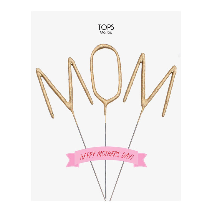 MOM BIG GOLDEN SPARKLER TOPS Malibu Sparkler Bonjour Fete - Party Supplies