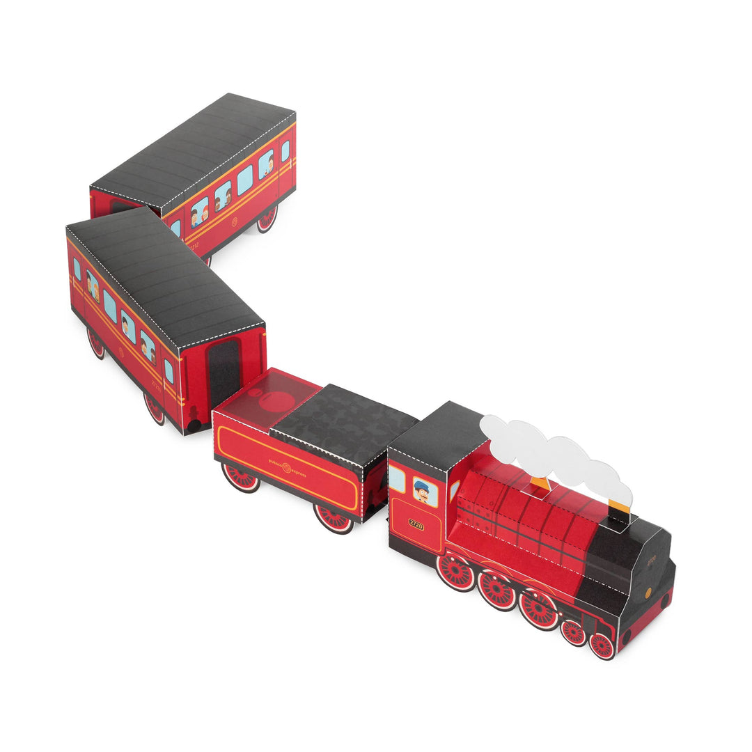 Train Paper Toy pukaca Arts & Crafts Bonjour Fete - Party Supplies