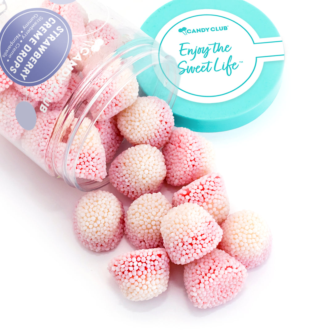 Strawberry Creme Drops Candy Club Candy Bonjour Fete - Party Supplies