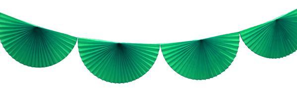 LIGHT GREEN BUNTING FAN GARLAND Devra Party Garlands & Banners Bonjour Fete - Party Supplies