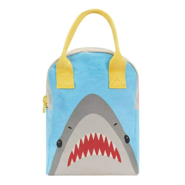 Zipper Lunch Bag - Shark Fluf Lunch Box Bonjour Fete - Party Supplies