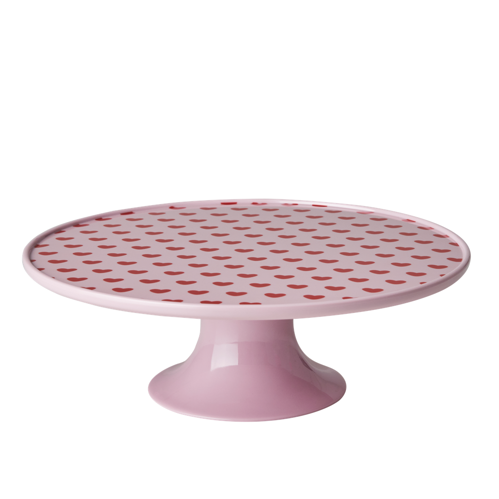 Melamine Cake Stand | Sweethearts Print RicebyRice 0 Faire Bonjour Fete - Party Supplies