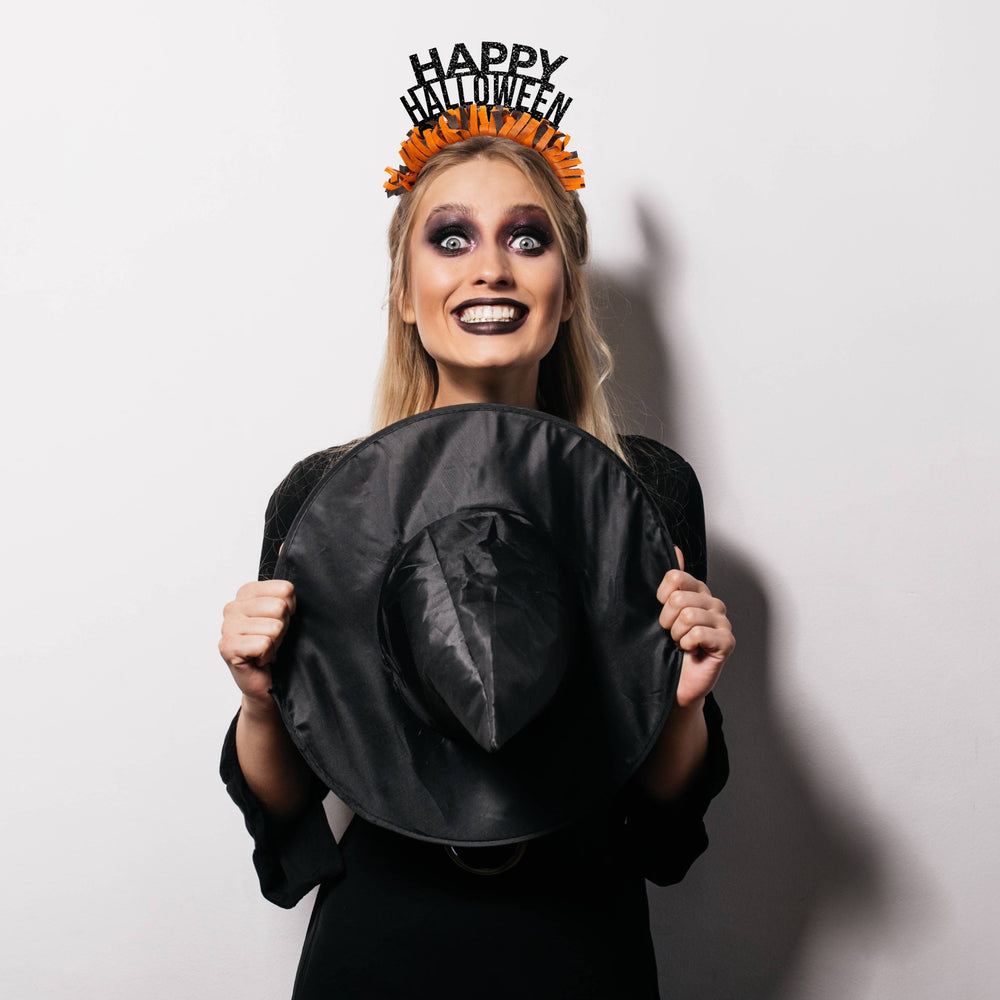 Happy Halloween Party Crown Festive Gal Halloween Costumes Bonjour Fete - Party Supplies