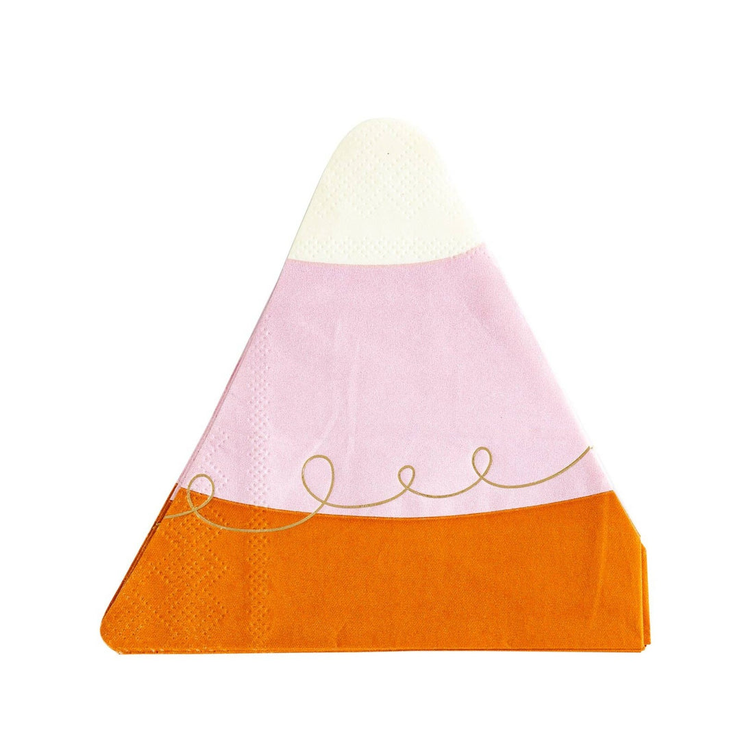 Pink Candy Corn Cocktail Napkins Bonjour Fete Party Supplies Halloween Party Supplies