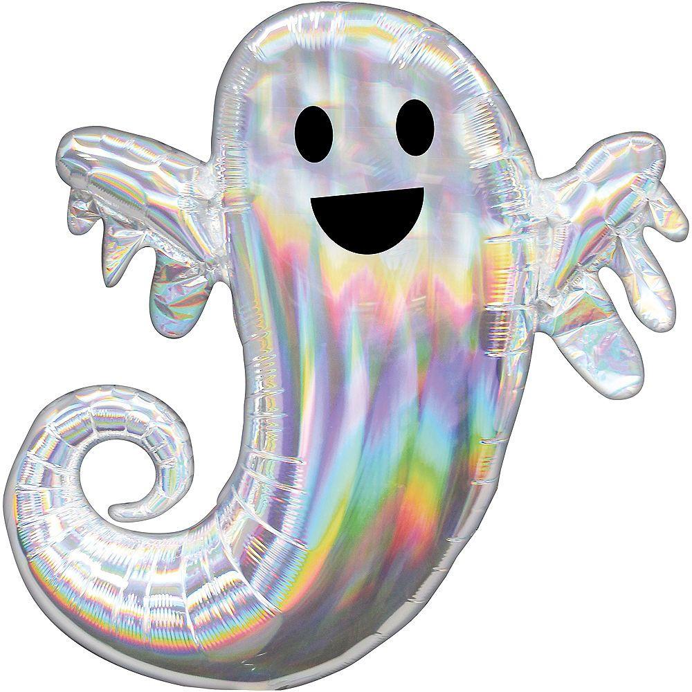 CUTE IRIDESCENT GHOST HALLOWEEN BALLOON Anagram Halloween Balloons Bonjour Fete - Party Supplies