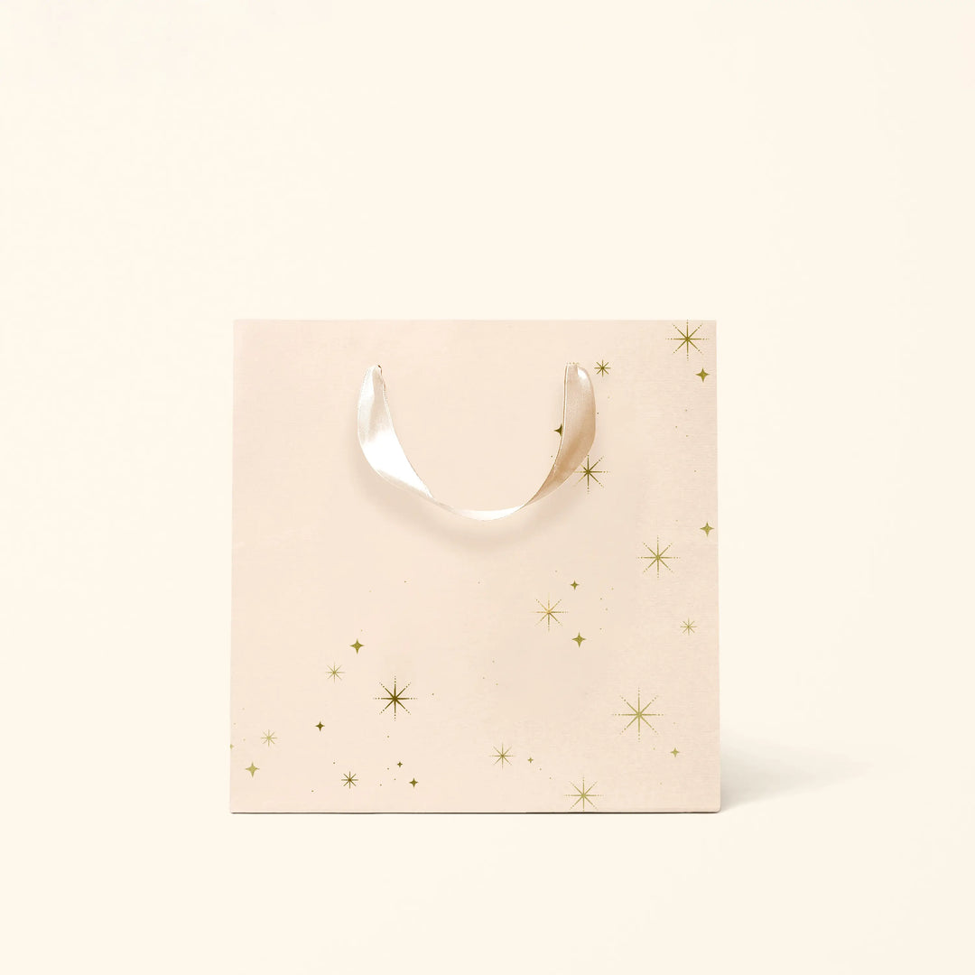 Gold Stars Gift Bag: Small Sunshine Studios Bonjour Fete - Party Supplies