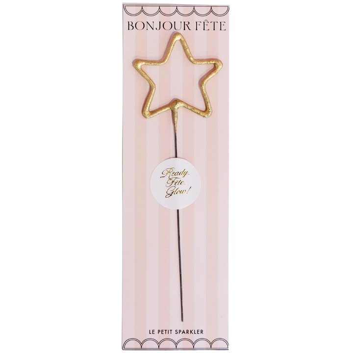 GOLDEN STAR SPARKLER WAND Bonjour Fete SPARKLERS Bonjour Fete - Party Supplies