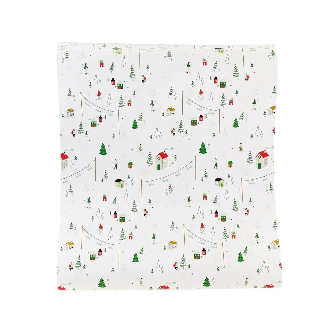 COZY LODGE TABLE RUNNER My Mind’s Eye Christmas Holiday Party Supplies Bonjour Fete - Party Supplies
