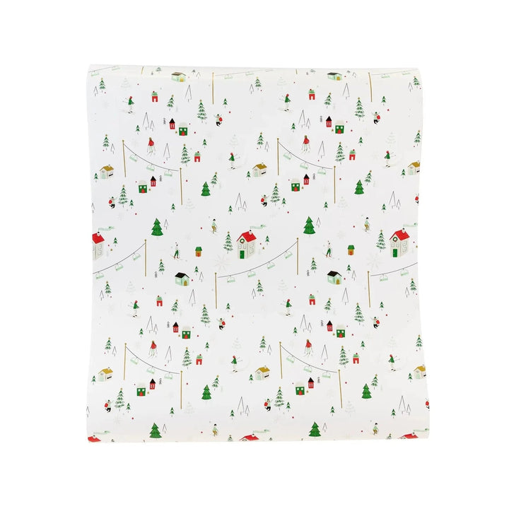 COZY LODGE TABLE RUNNER My Mind’s Eye Christmas Holiday Party Supplies Bonjour Fete - Party Supplies