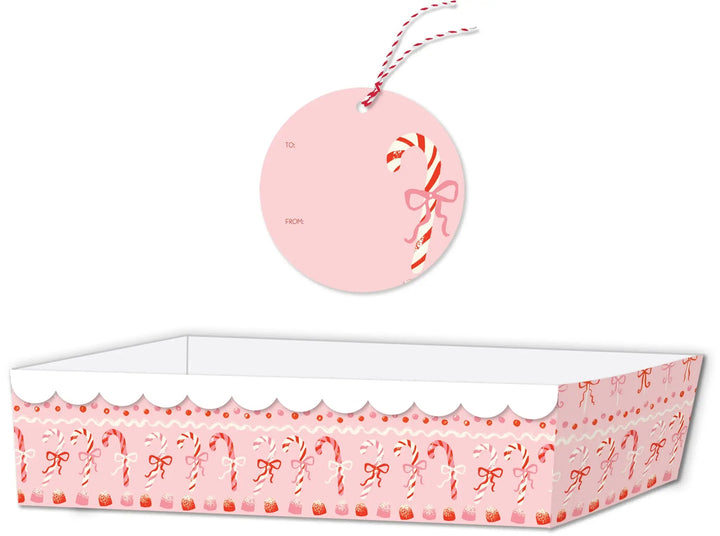 PINK CANDY CANES LOAF PANS My Mind’s Eye Christmas Baking Bonjour Fete - Party Supplies