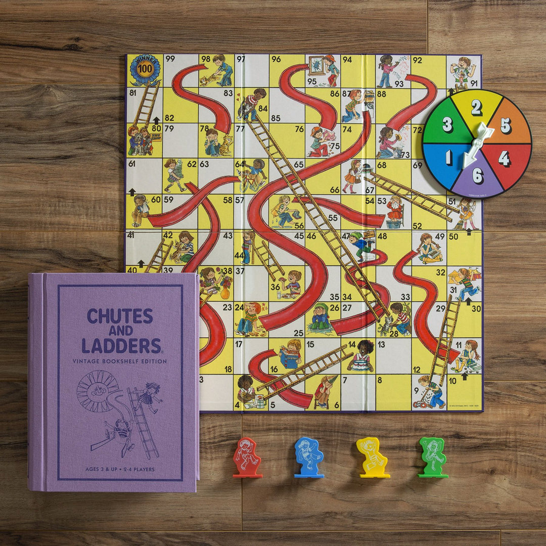 CHUTES AND LADDERS VINTAGE BOOKSHELF EDITION WS Game Company Games & Puzzles Bonjour Fete - Party Supplies