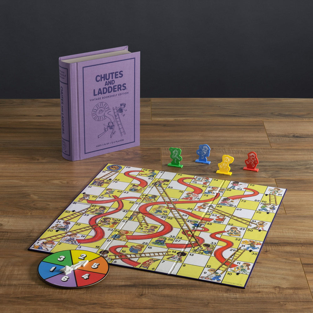 CHUTES AND LADDERS VINTAGE BOOKSHELF EDITION WS Game Company Games & Puzzles Bonjour Fete - Party Supplies