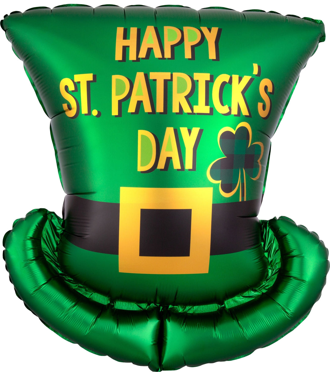 HAPPY ST. PATRICK'S DAY GREEN HAT BALLOON Anagram Balloon Bonjour Fete - Party Supplies