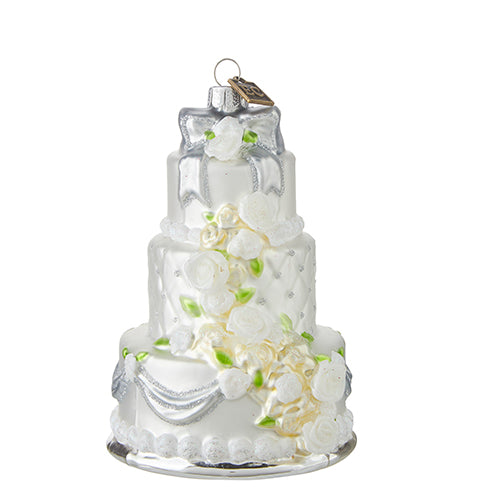 WEDDING CAKE ORNAMENT Raz Bonjour Fete - Party Supplies