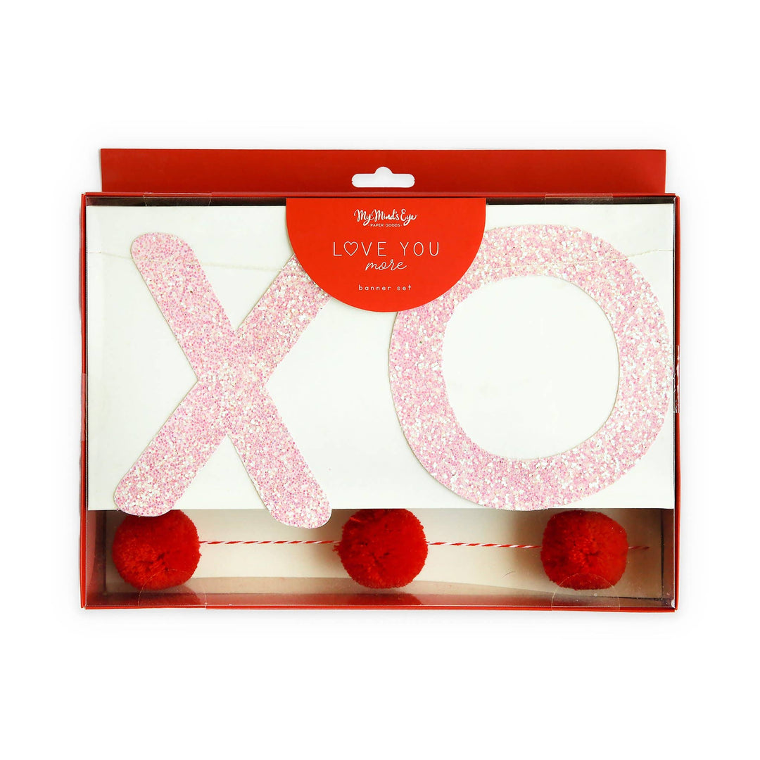 VAL803 - XOXO Banner Set My Mind’s Eye Bonjour Fete - Party Supplies