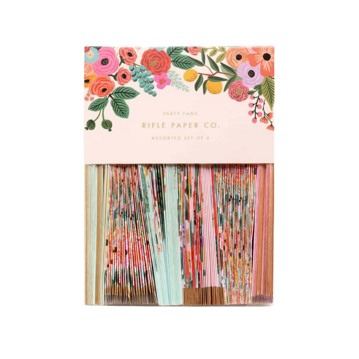 GARDEN PARTY FANS BY RIFLE PAPER CO. Rifle Paper Co. Hanging Decor Bonjour Fete - Party Supplies