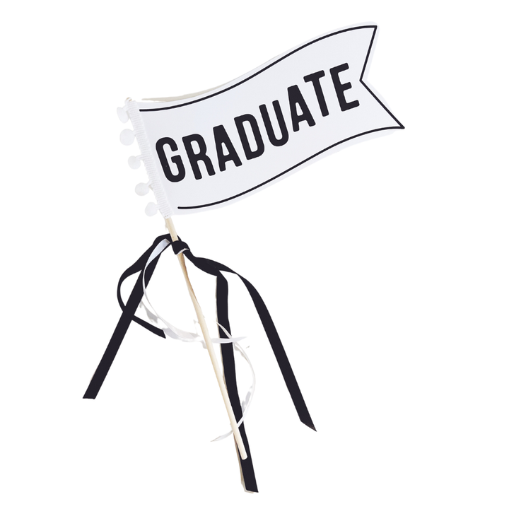 GRADUATION FLAG BY THREAD MAMA Oui Party Garlands & Banners Bonjour Fete - Party Supplies