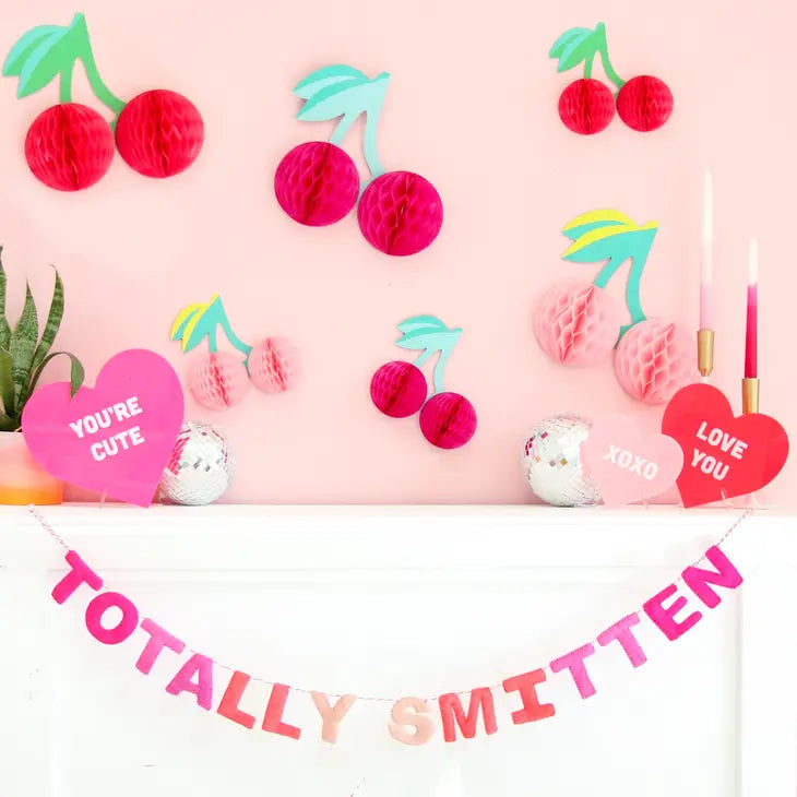 ACRYLIC CONVERSATION HEARTS Kailo Chic Bonjour Fete - Party Supplies