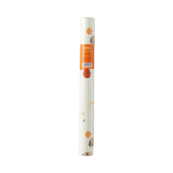 THP924 - Harvest Fall Scene Paper Table Runner My Mind’s Eye 0 Faire Bonjour Fete - Party Supplies