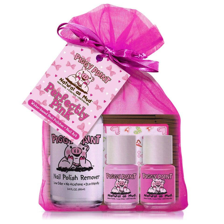 0.25 oz. Perfectly Pink Polish Sets Piggy Paint Bonjour Fete - Party Supplies