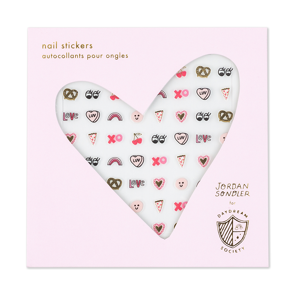 Love Notes Nail Stickers - 1 Pk. Jollity & Co. + Daydream Society Bonjour Fete - Party Supplies