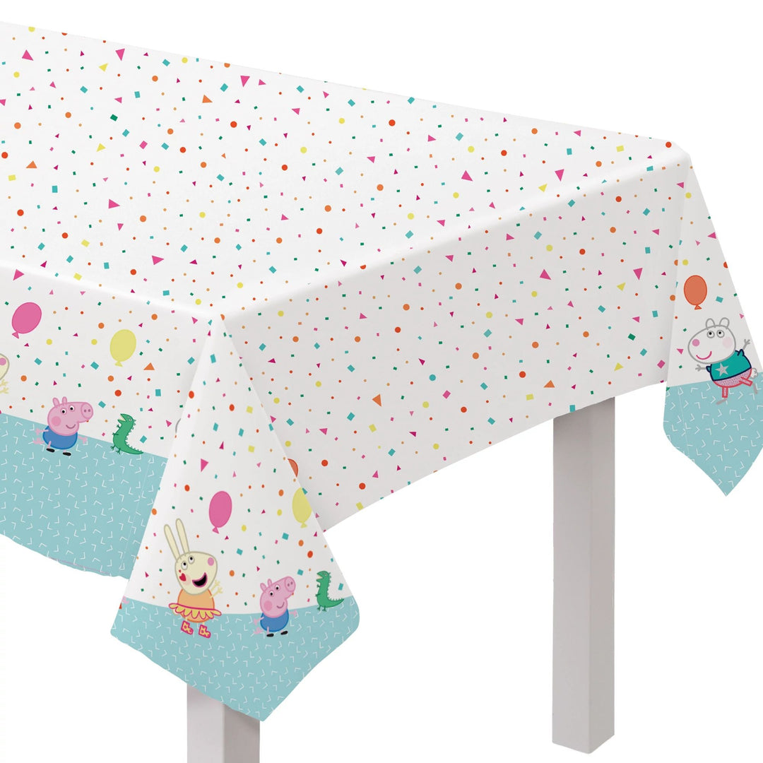 PEPPA PIG CONFETTI PARTY PLASTIC TABLE COVER Amscan Bonjour Fete - Party Supplies