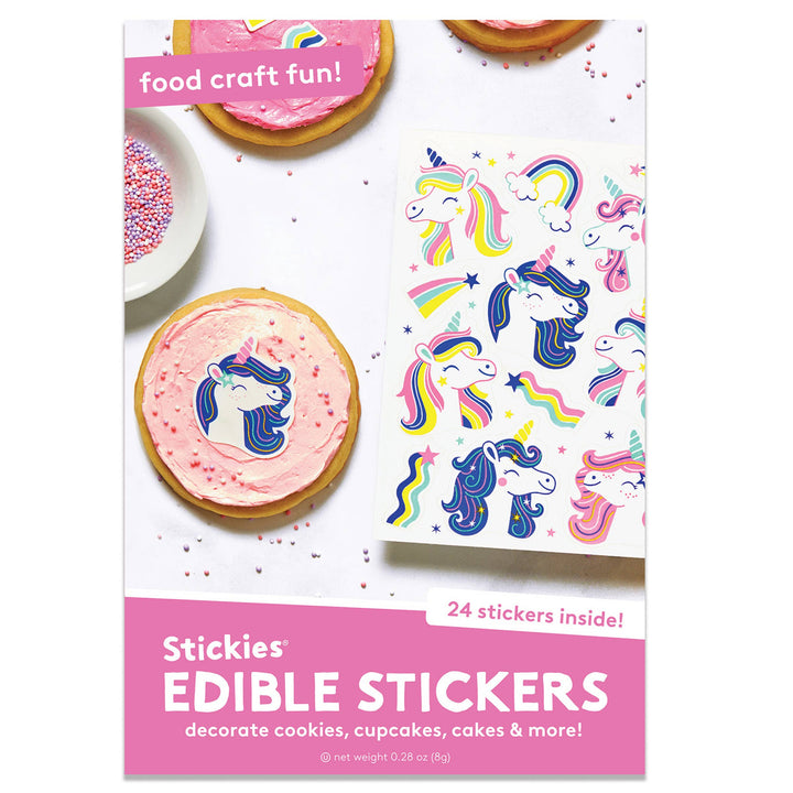 Edible Stickers for Baking & Food Crafts – Unicorn Magic Make Bake Baking Bonjour Fete - Party Supplies