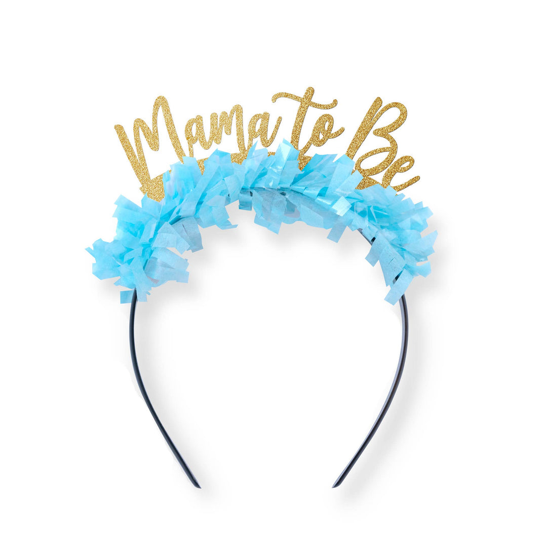 MAMA TO BE CROWN - BLUE Festive Gal Party Hats Bonjour Fete - Party Supplies