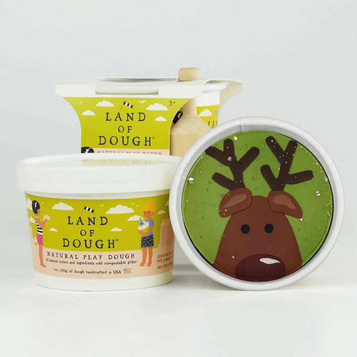 REINDEER GAMES DOUGH Land of Dough Stocking Stuffer Bonjour Fete - Party Supplies