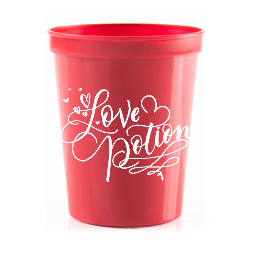 Love Potion Valentine's Day Party Cup Set Cami Monet 0 Faire Bonjour Fete - Party Supplies