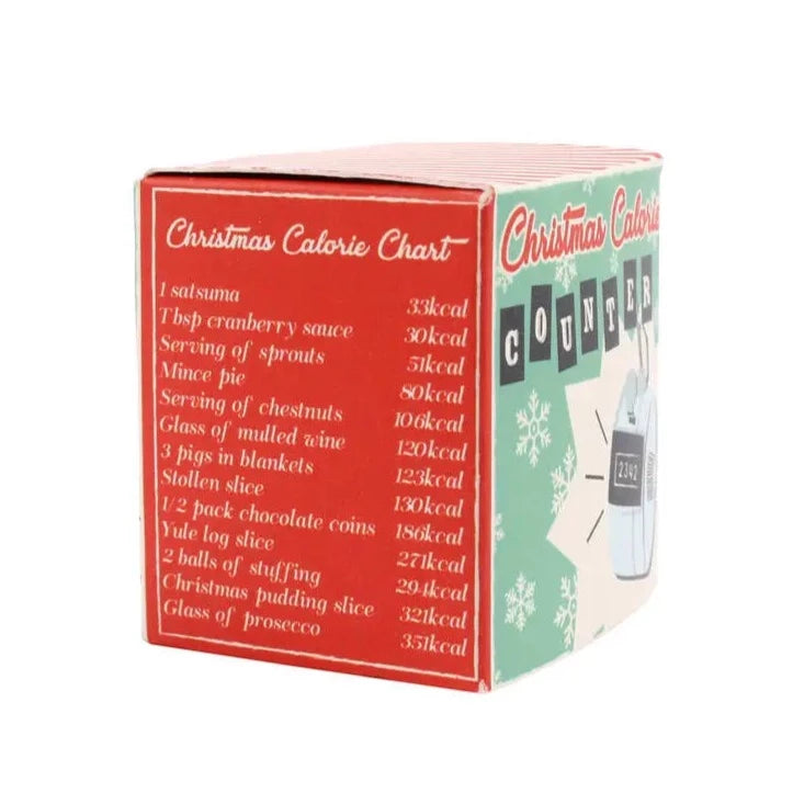 CHRISTMAS CALORIE COUNTER CGB Giftware Stocking Stuffers & Holiday Party Favors Bonjour Fete - Party Supplies