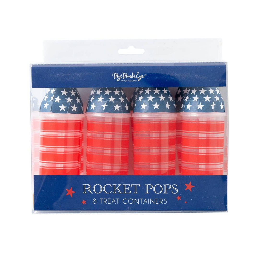 ROCKET 4TH OF JULY TREAT POPPERS Bonjour Fete - Party Supplies