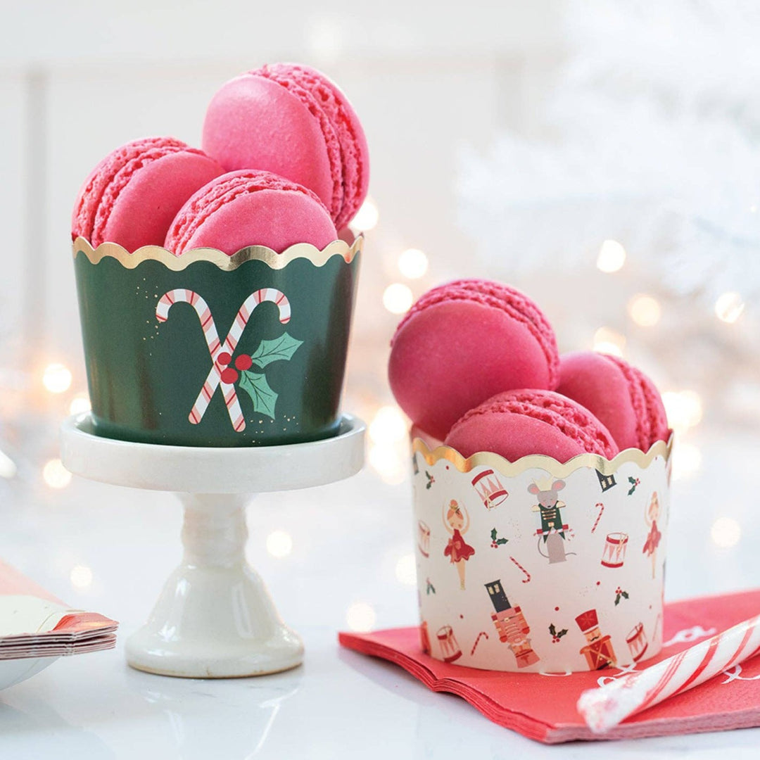 PRESALE CHRISTMAS SHIPPING MID OCTOBER - PLCC1092 - Nutcracker Sweet Food Cups (50 pcs) My Mind’s Eye 0 Faire Bonjour Fete - Party Supplies